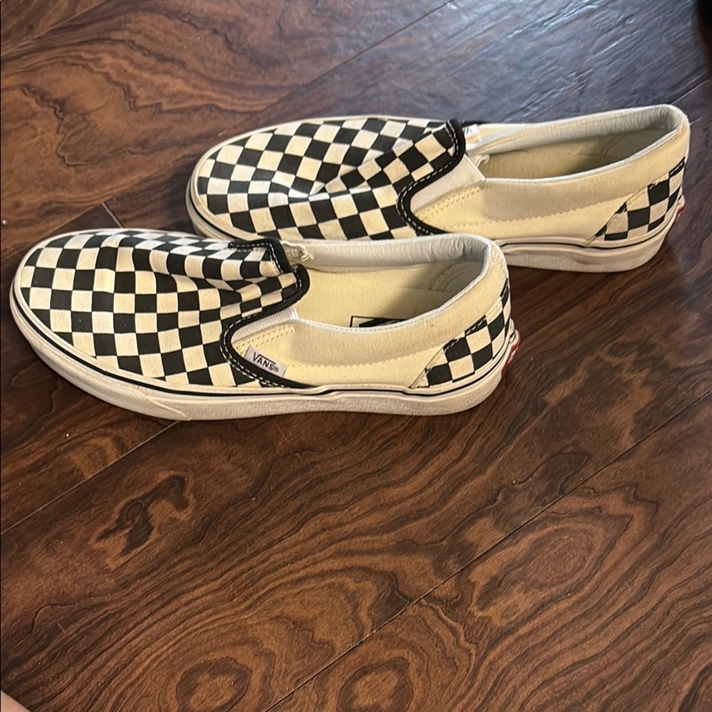 Women's Vans Checkerboard Slip-On Sneakers